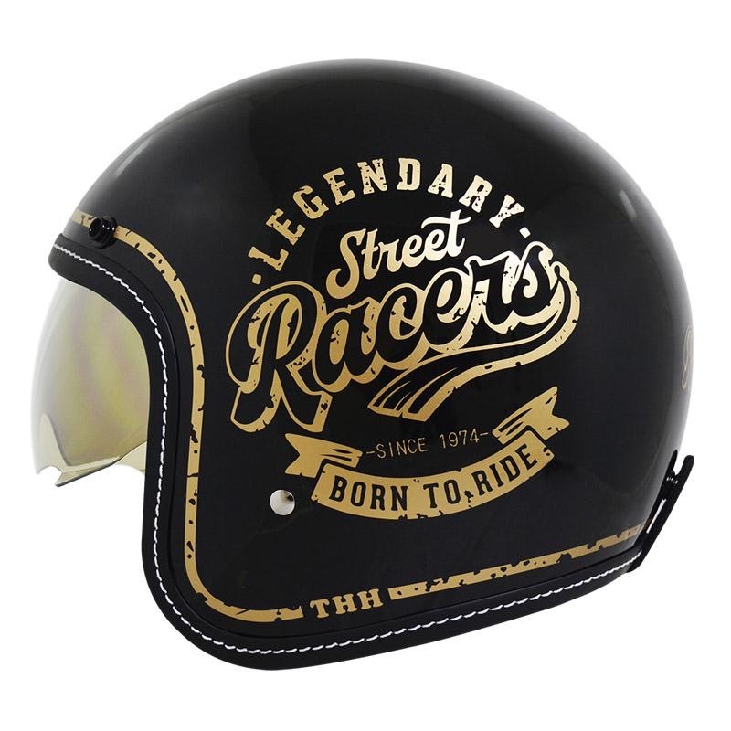 THH T-383A Racers 黑色 3/4帽款