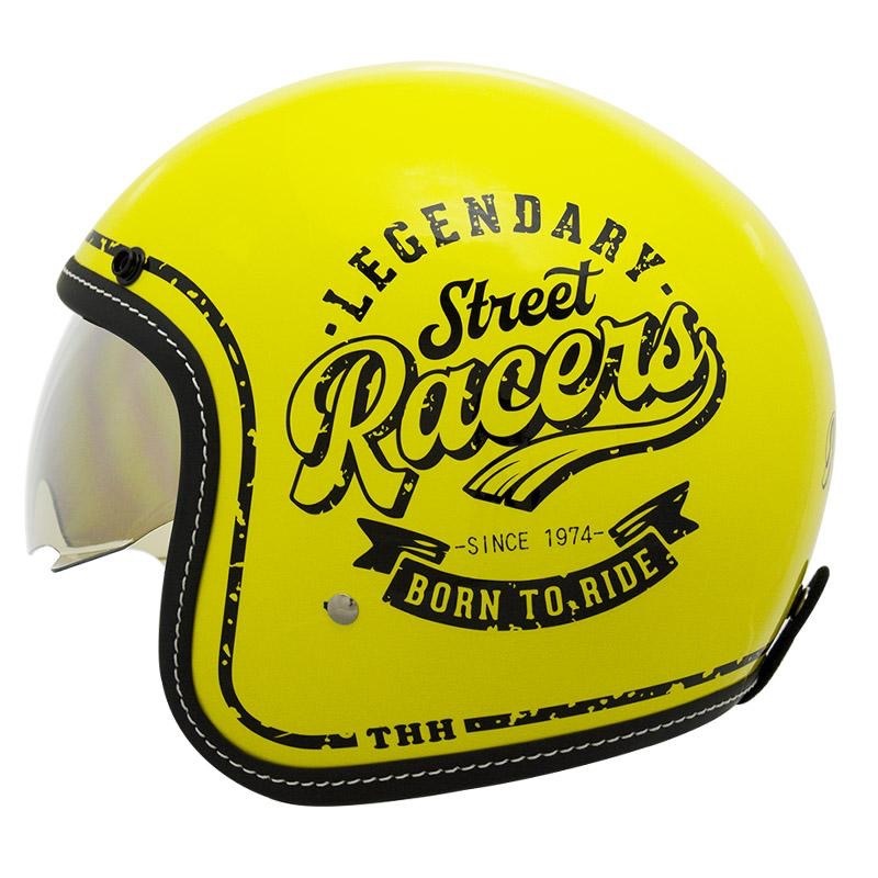 THH T-383A Racers 黃色 3/4帽款