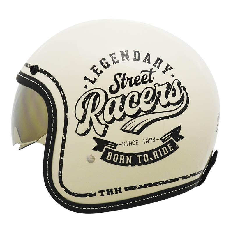 THH T-383A Racers 象牙白 3/4帽款