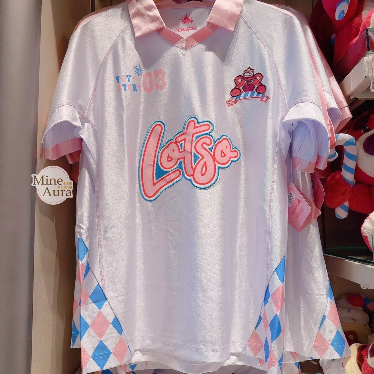 熊抱哥 Lotso 圖案 有領 上衣 玩具總動員 Toy Story -香港迪士尼樂園