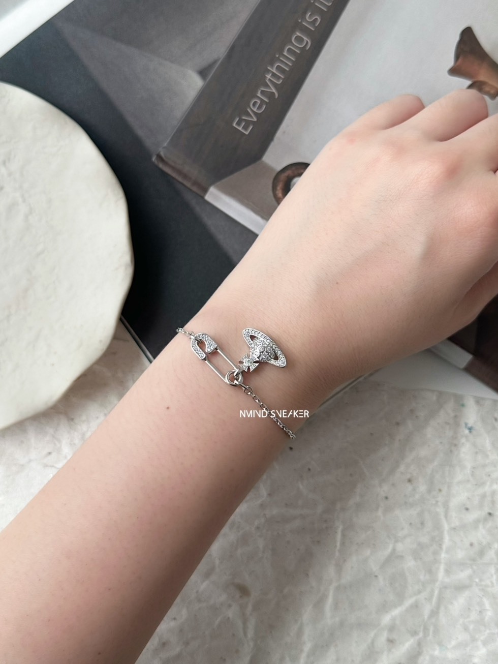 <好飾到✨> Vivienne Westwood Lucrece bracelet 滿鑽別針星球手鍊