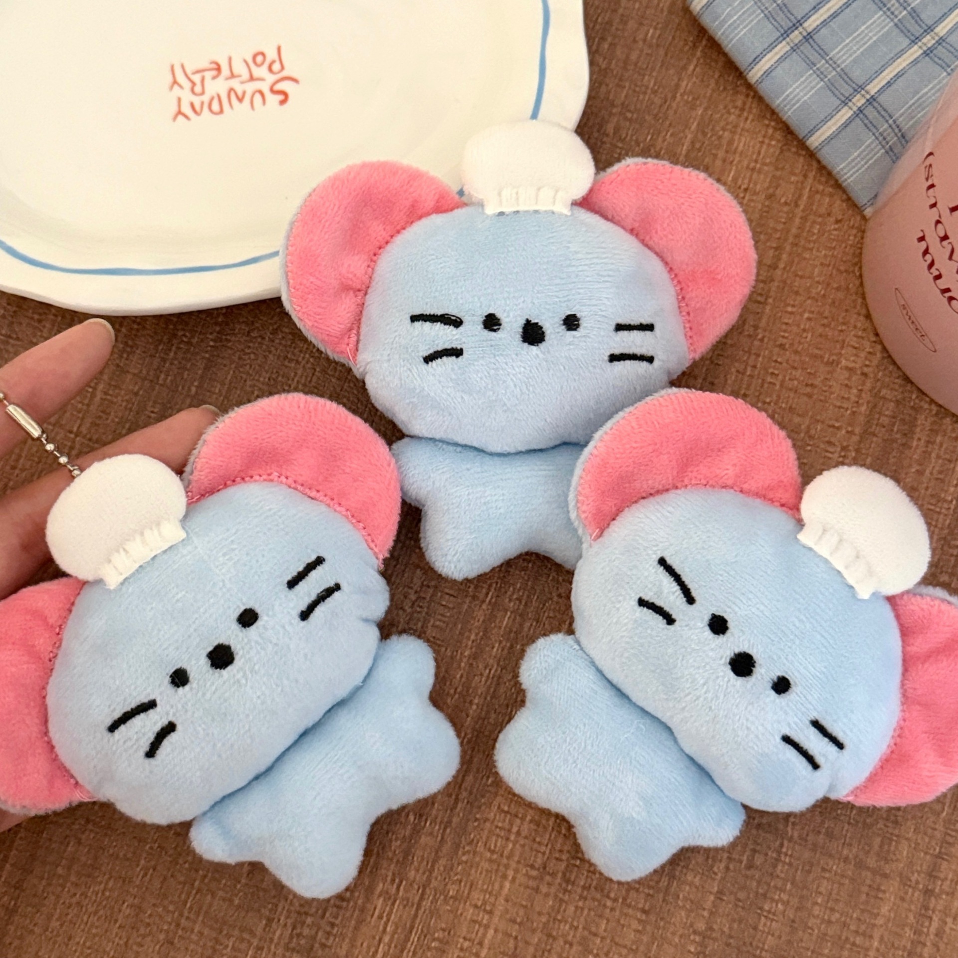 料理小鼠吊飾掛件