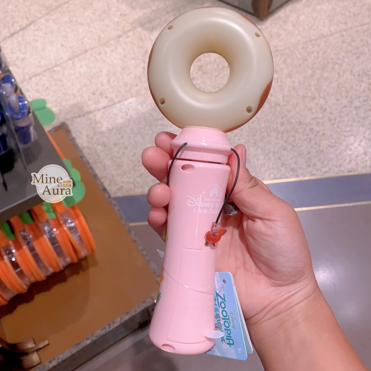 甜甜圈 造型 發光 旋轉 玩具 動物方城市 Zootopia -上海迪士尼樂園