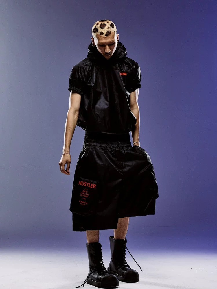 ROCKSTA “GHETTO SOLIDER” 黑色拳擊套裝短褲