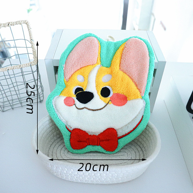 繽紛小狗擦手巾