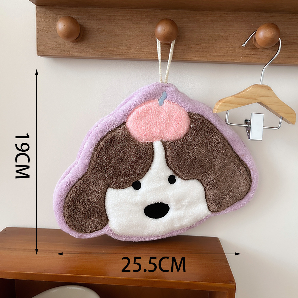 韓系可愛狗狗擦手巾