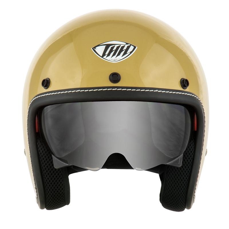 THH T-383A 素色 卡其 3/4帽款