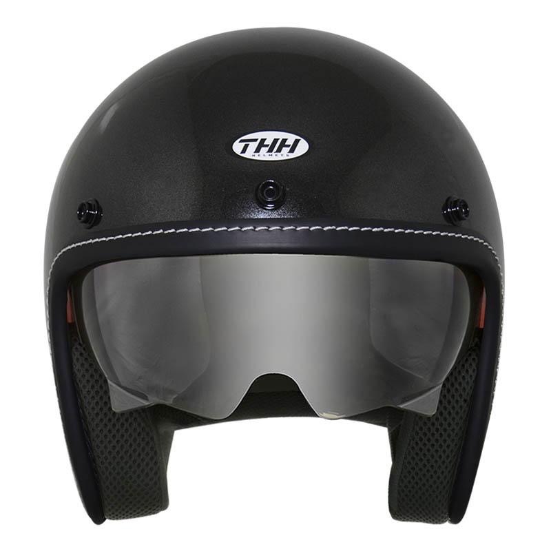 THH T-383A 素色 曜石黑 3/4帽款