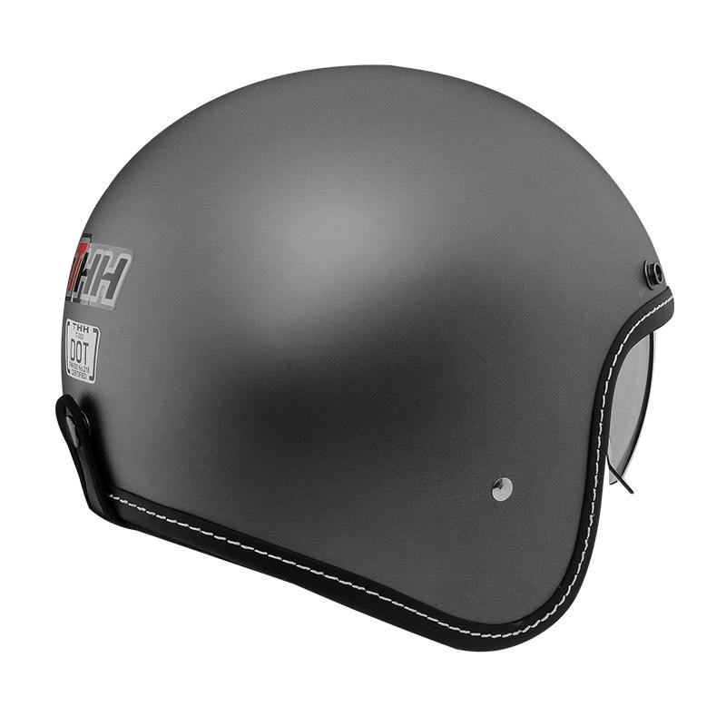 THH T-383A 素色 平光鐵灰 3/4帽款