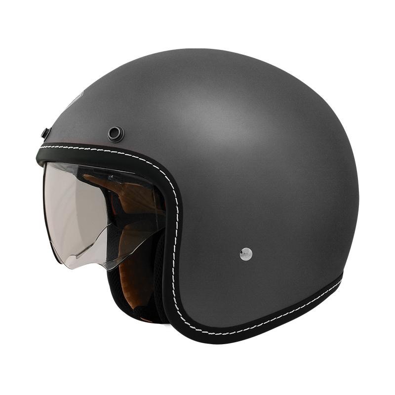 THH T-383A 素色 平光鐵灰 3/4帽款