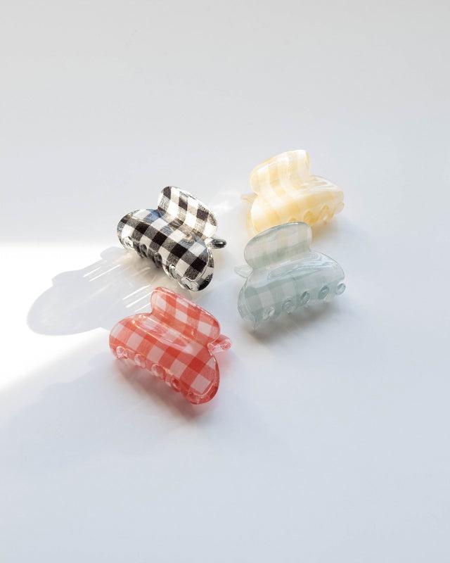 格子紋抓夾 (大/小)