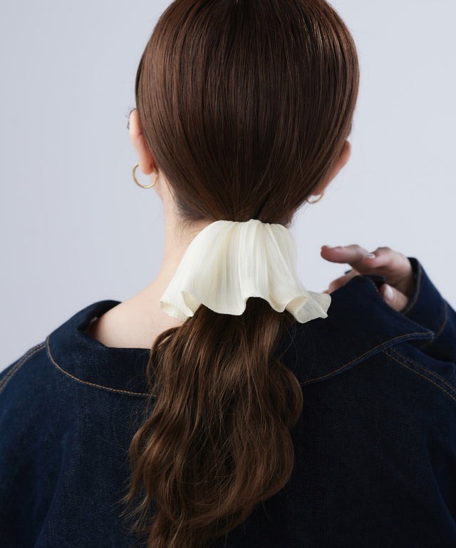 立體波浪捲袖口髮插