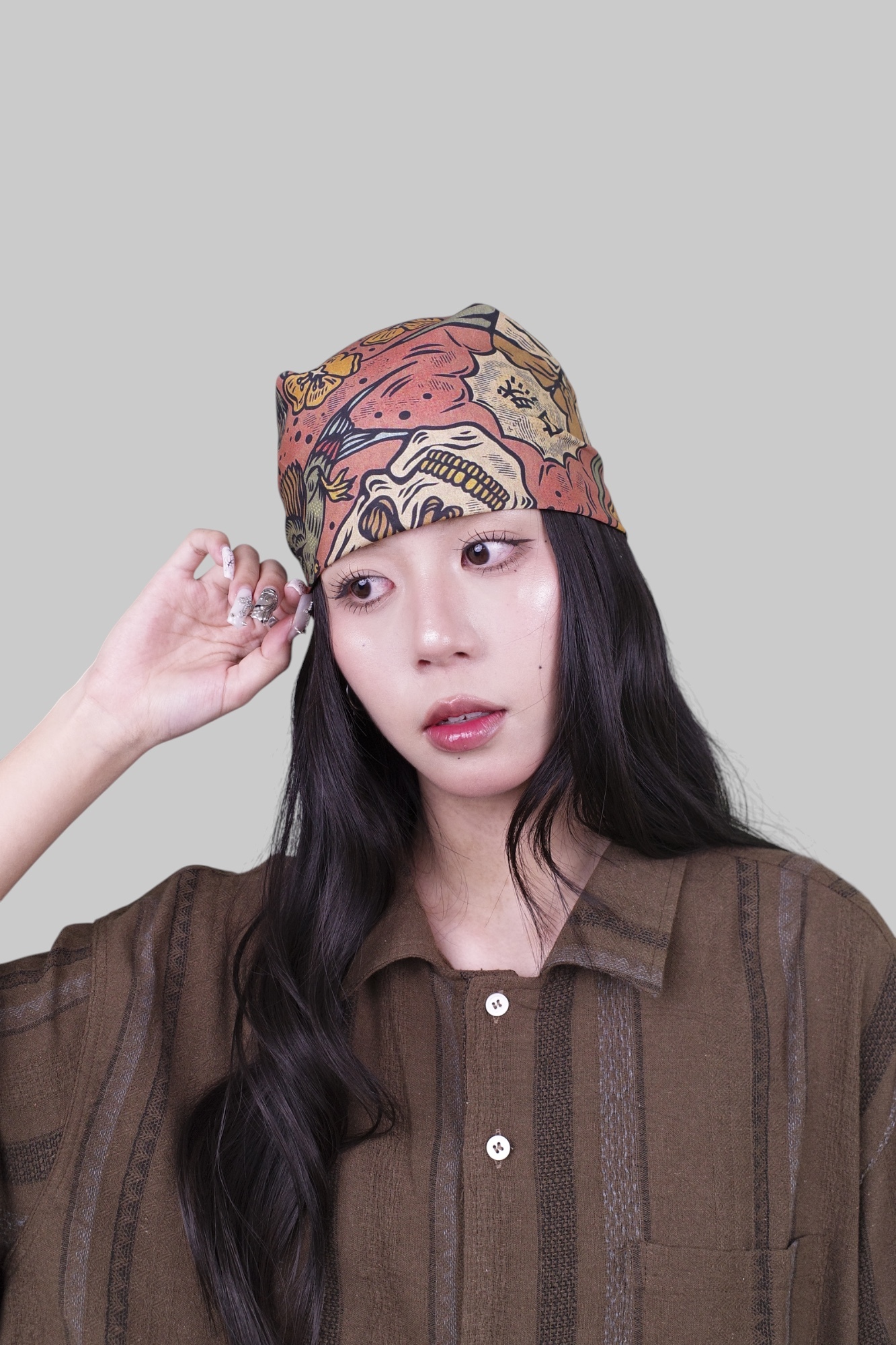 『Always_Good』自然元素 獵豹 太陽 絲巾 方巾 頭巾