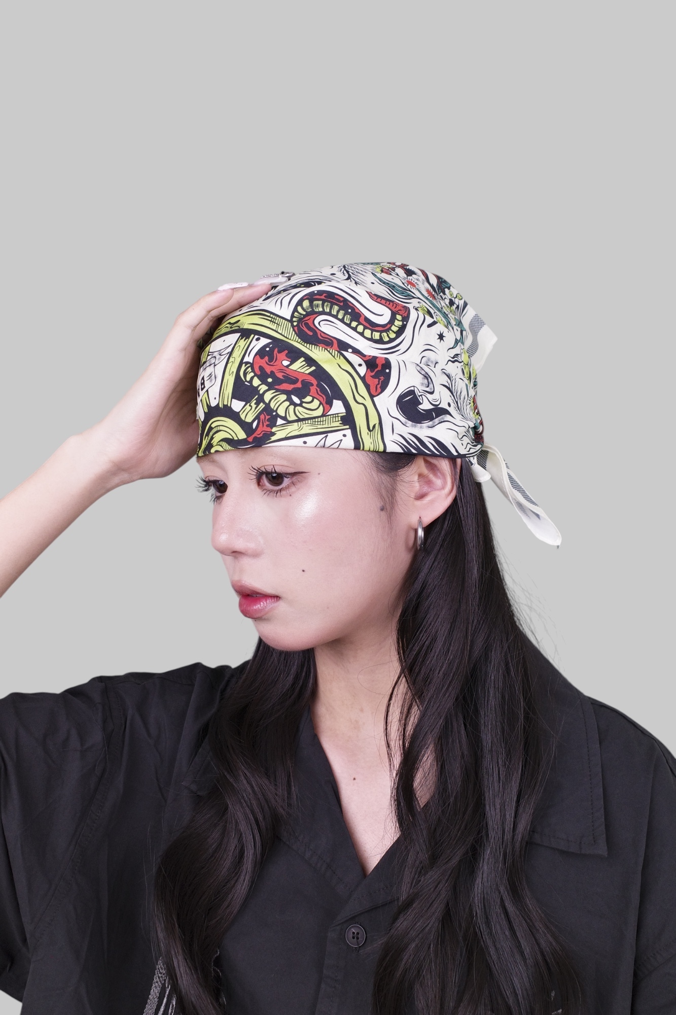 『Always_Good』船舵 毒蛇 絲巾 方巾 頭巾