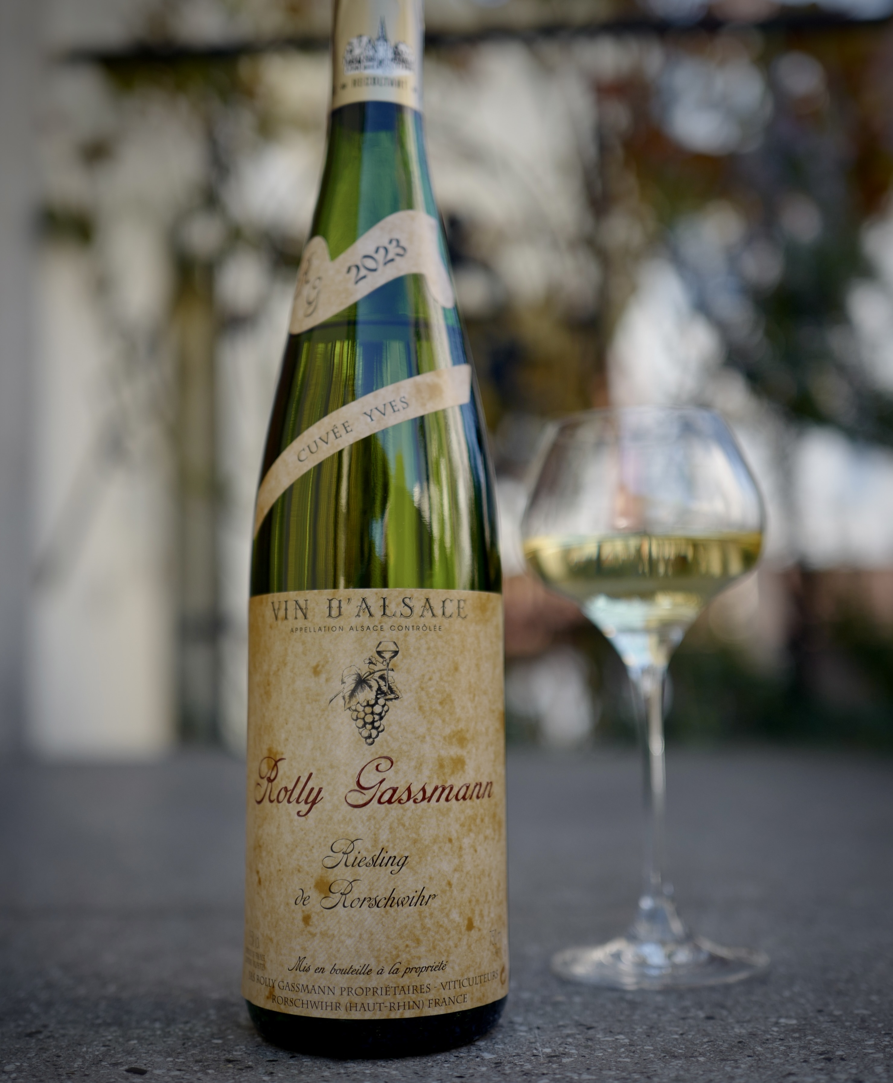 2023 Rolly Gassmann Riesling de Rorschwihr Cuvée Yves / 2023  何利嘉斯曼霍許維爾村麗絲玲「伊夫」白酒（有貨*54）