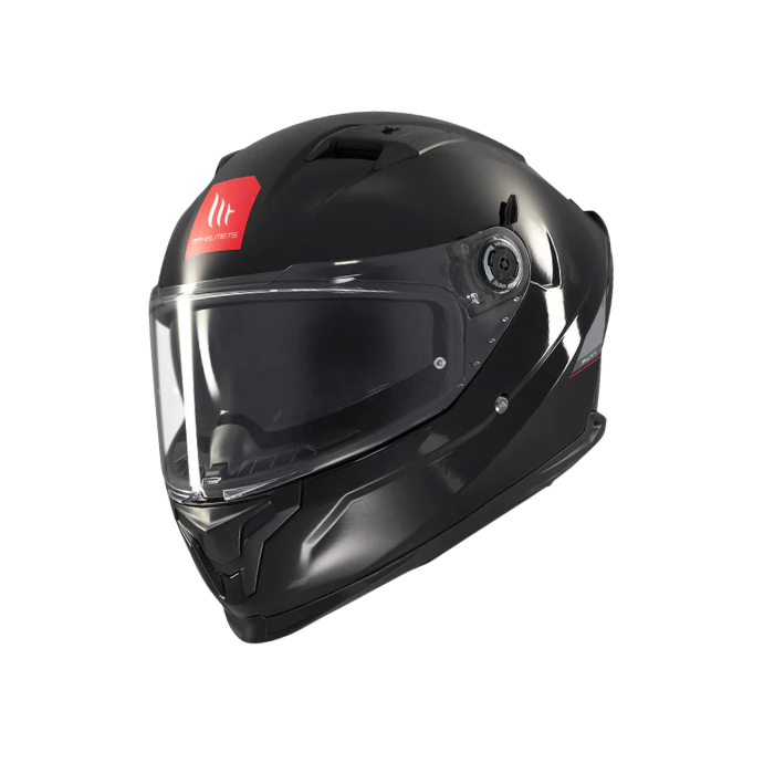MT HELMETS BRAKER SV SOLID A1 GLOSS BLACK 亮面