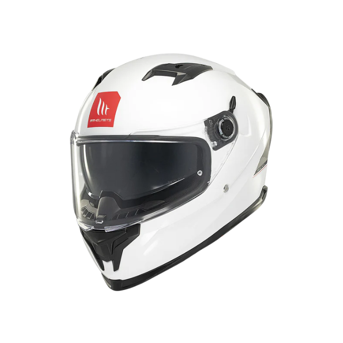 MT HELMETS BRAKER SV SOLID A0 GLOSS WHITE 亮面