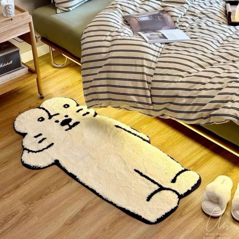悠哉小兔子地毯