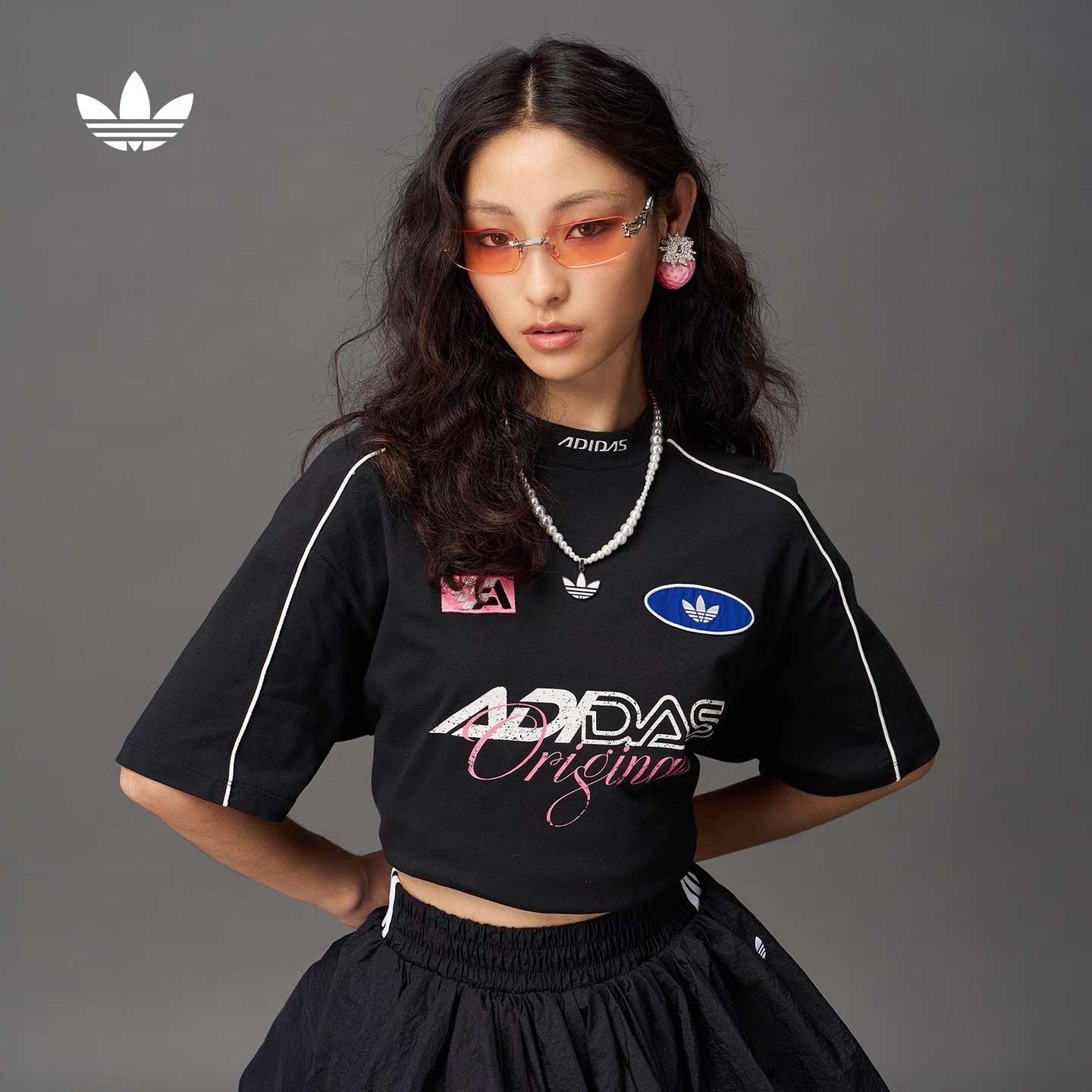 ADIDAS ORIGINALS MOTO GFX SS25 時尚 流行 微高領 賽車 球衣 短袖 黑 KG6678/預購