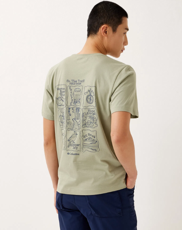 COLUMBIA  哥倫比亞 / Public Cattle River Backgraphic 背景圖案 T恤 / C62AE9108348 / AUG25