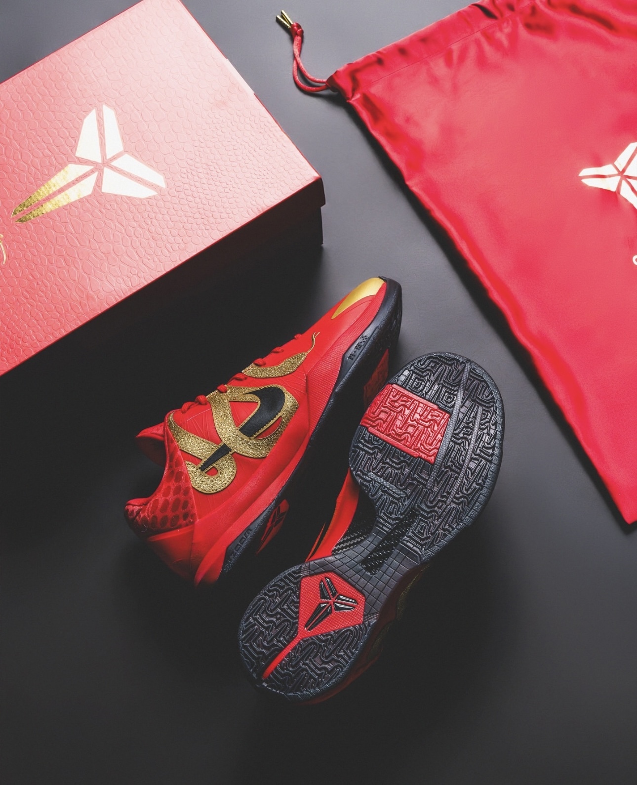 Nike Kobe 5 Protro Year of the Mamba  Red 蛇年限定 HF5182-600