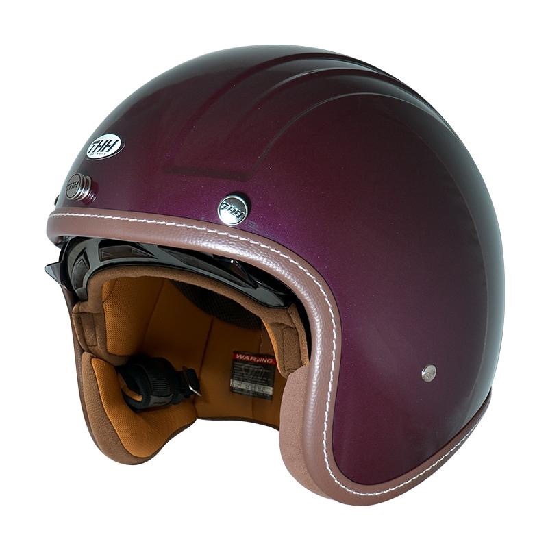 THH T300N 素色 孛艮第酒紅 3/4帽款