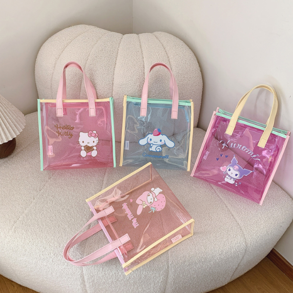 正版三麗鷗果凍防水沙灘包