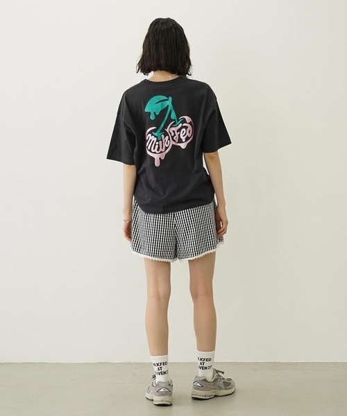 MILKFED. / GLITTER MELTY CHERRIES S/S TEE