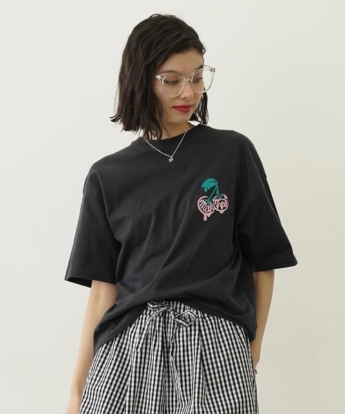 MILKFED. / GLITTER MELTY CHERRIES S/S TEE