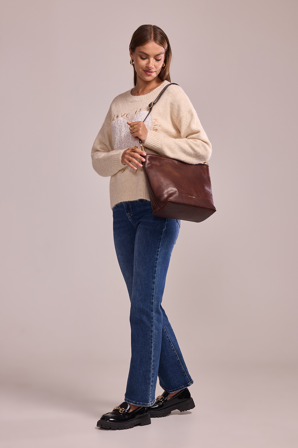 Cherry Paris Leather ARMANCE - 4182 Marron 啡色