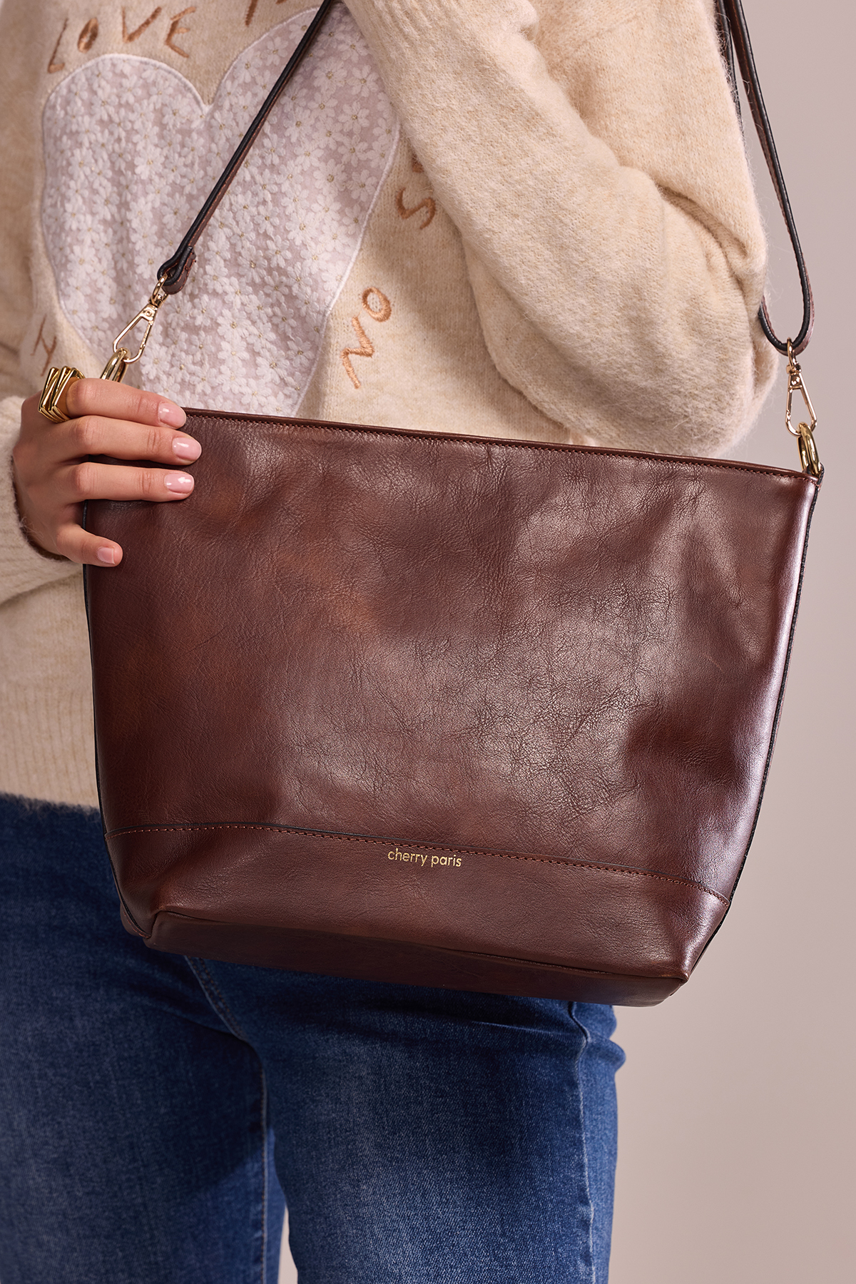 Cherry Paris Leather ARMANCE - 4182 Marron 啡色