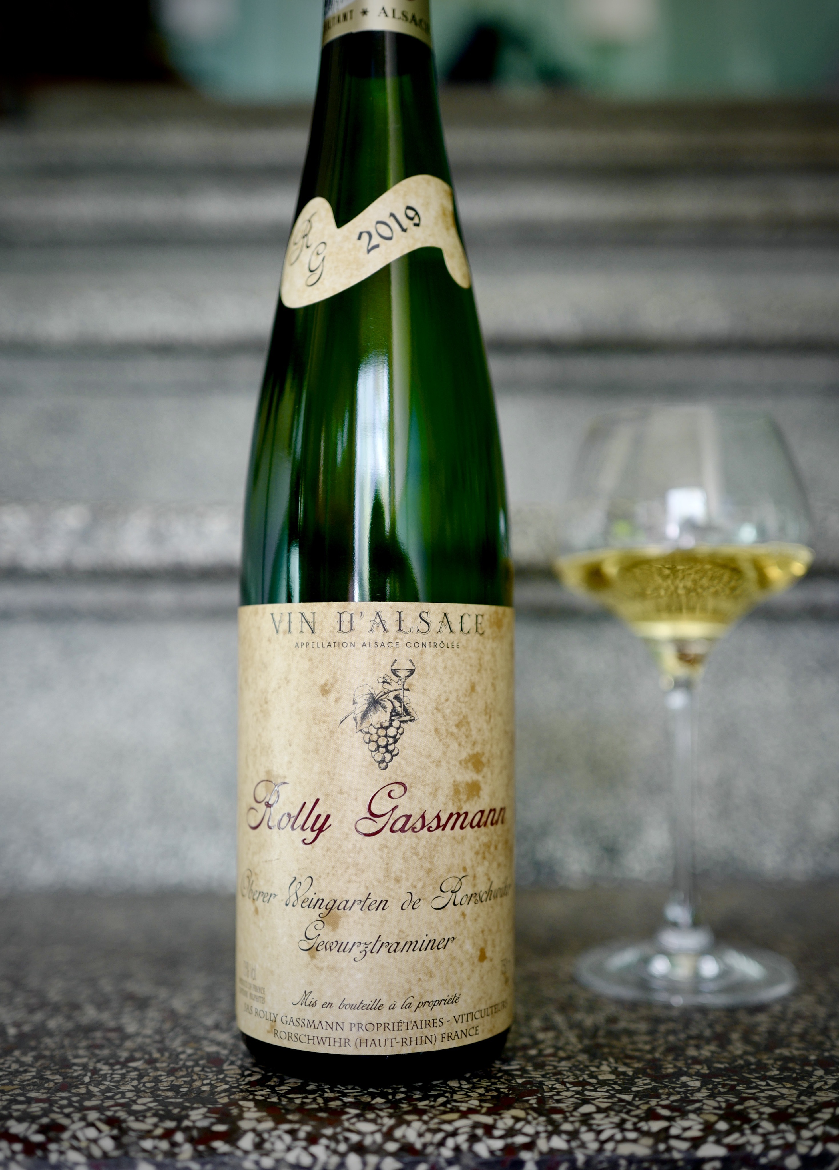 2019 Rolly Gassmann Oberer Weingarten de Rorschwihr Gewurztraminer / 2019 何利嘉斯曼「上葡萄酒花園」格烏茲塔明那白酒（有貨*65）