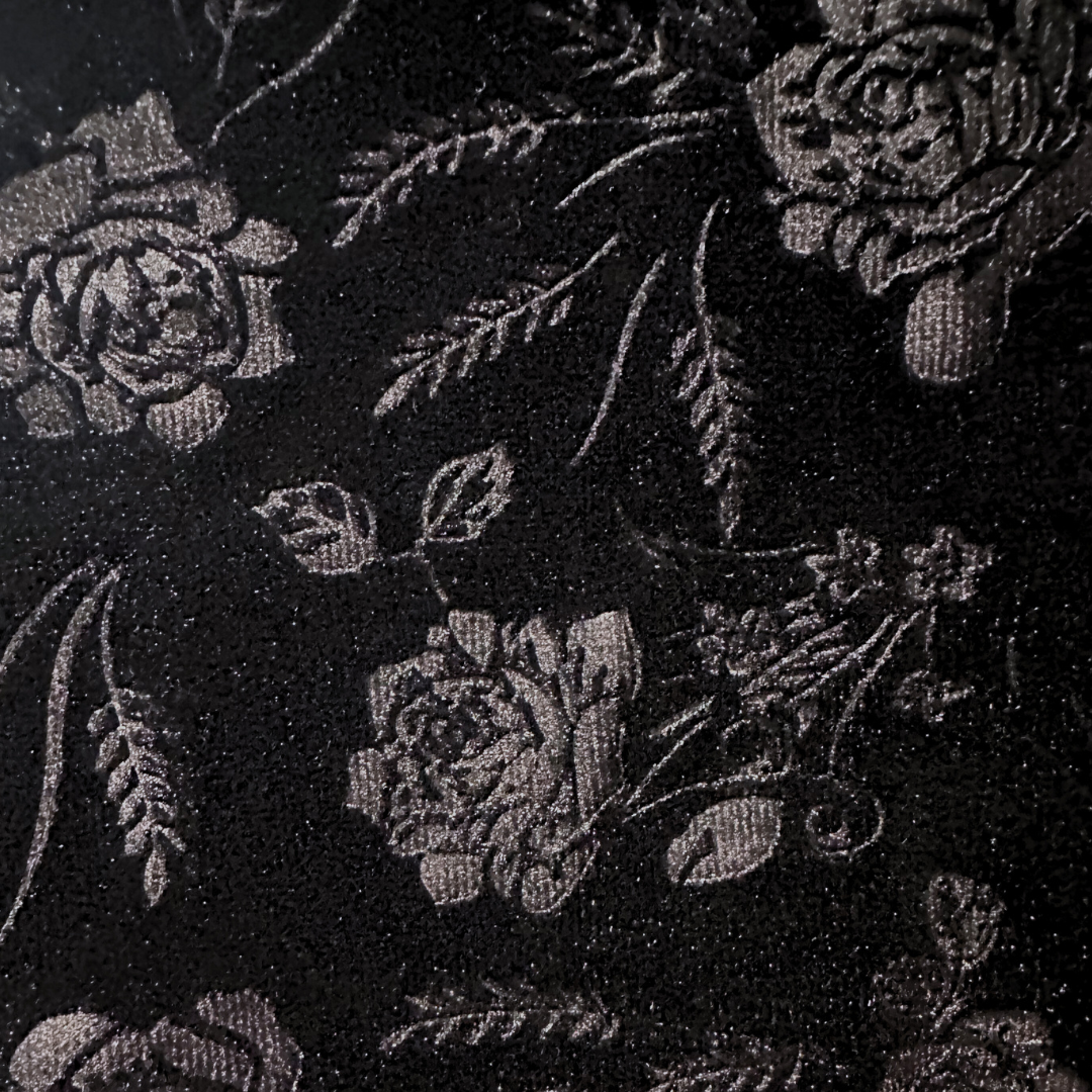 鏤空暗紋絨布旗袍情趣套裝 JK-0088