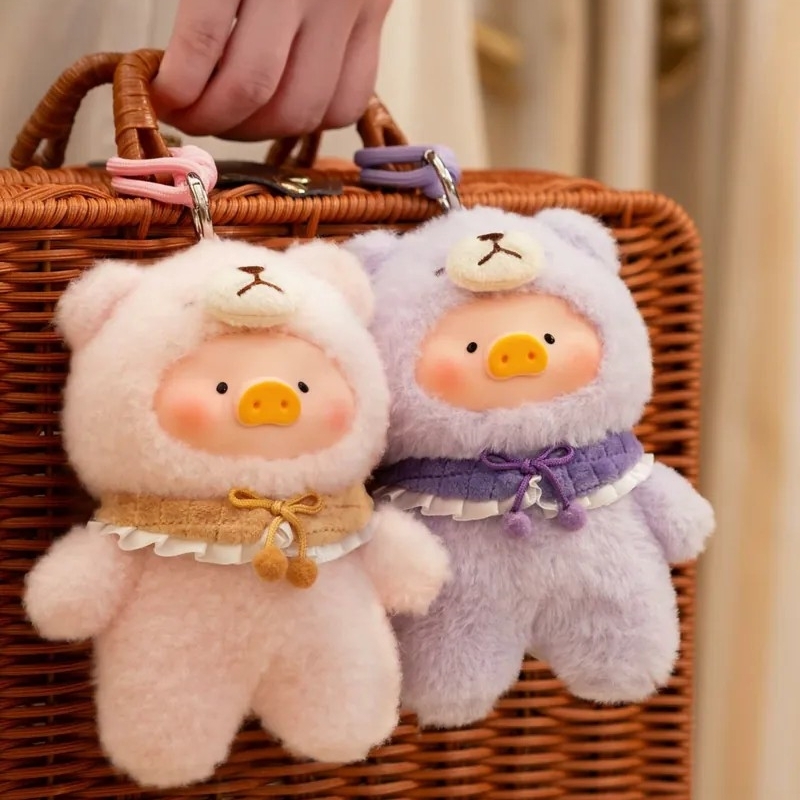 罐頭豬 LuLu豬 美好時光系列膠臉毛絨掛件 盲盒
