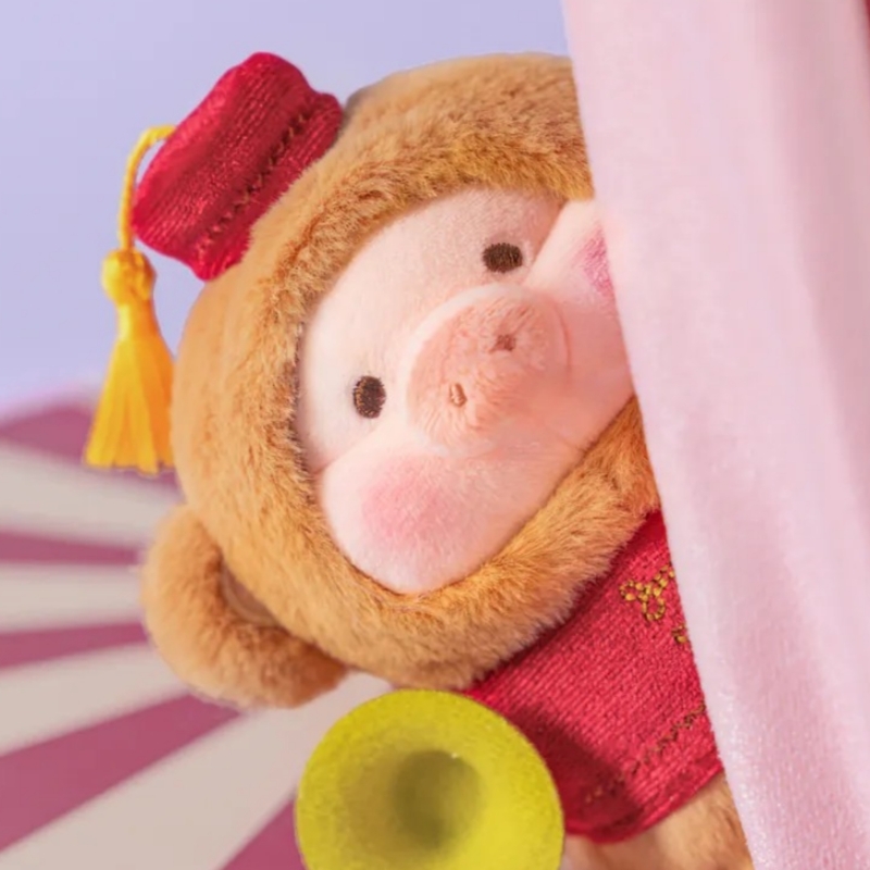 罐頭豬 LuLu豬 繽紛樂園 淘氣猴子 絨毛掛件