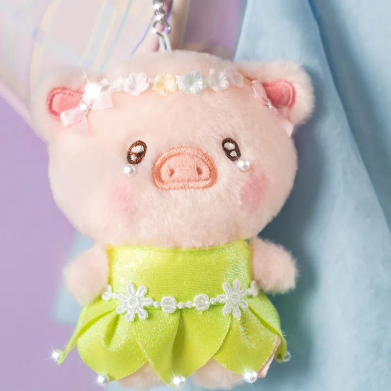 罐頭豬 LuLu豬 繽紛樂園 花仙子 絨毛掛件
