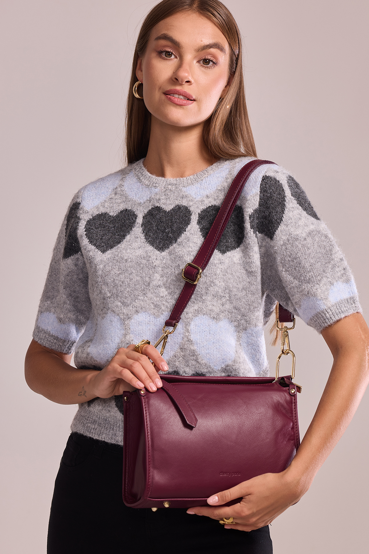 Cherry Paris Leather TAIS - 4183 Bordeaux 酒紅