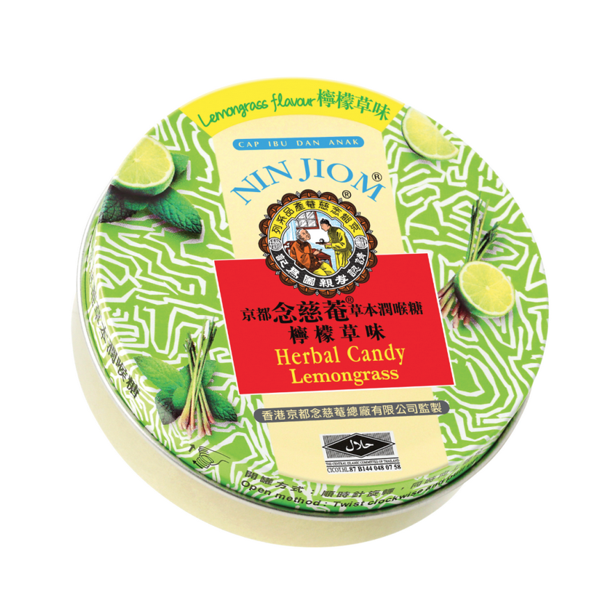 京都念慈菴 - 草本潤喉糖 (檸檬草味) 60g