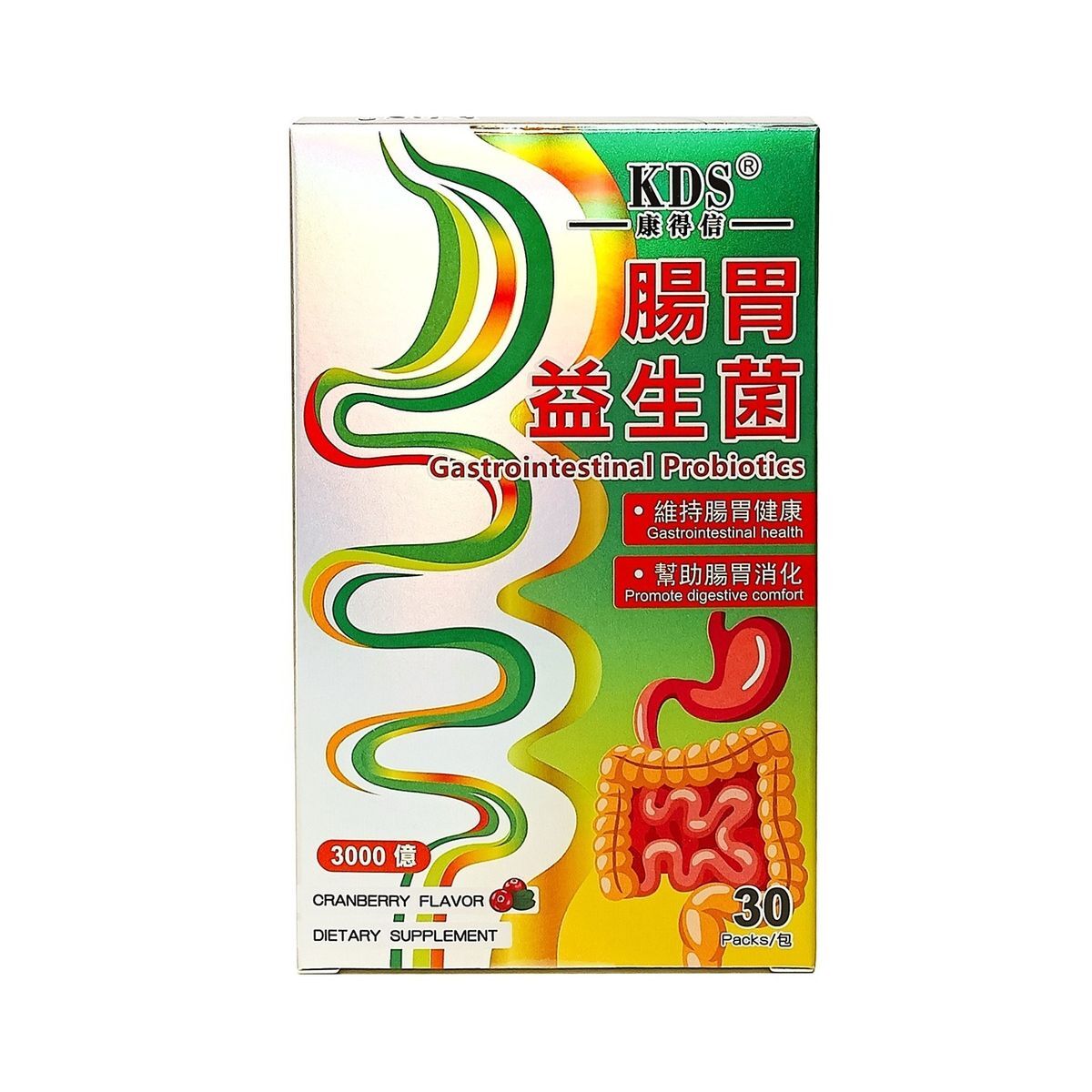 KDS - 康得信 腸胃益生菌 30包 (平行進口)