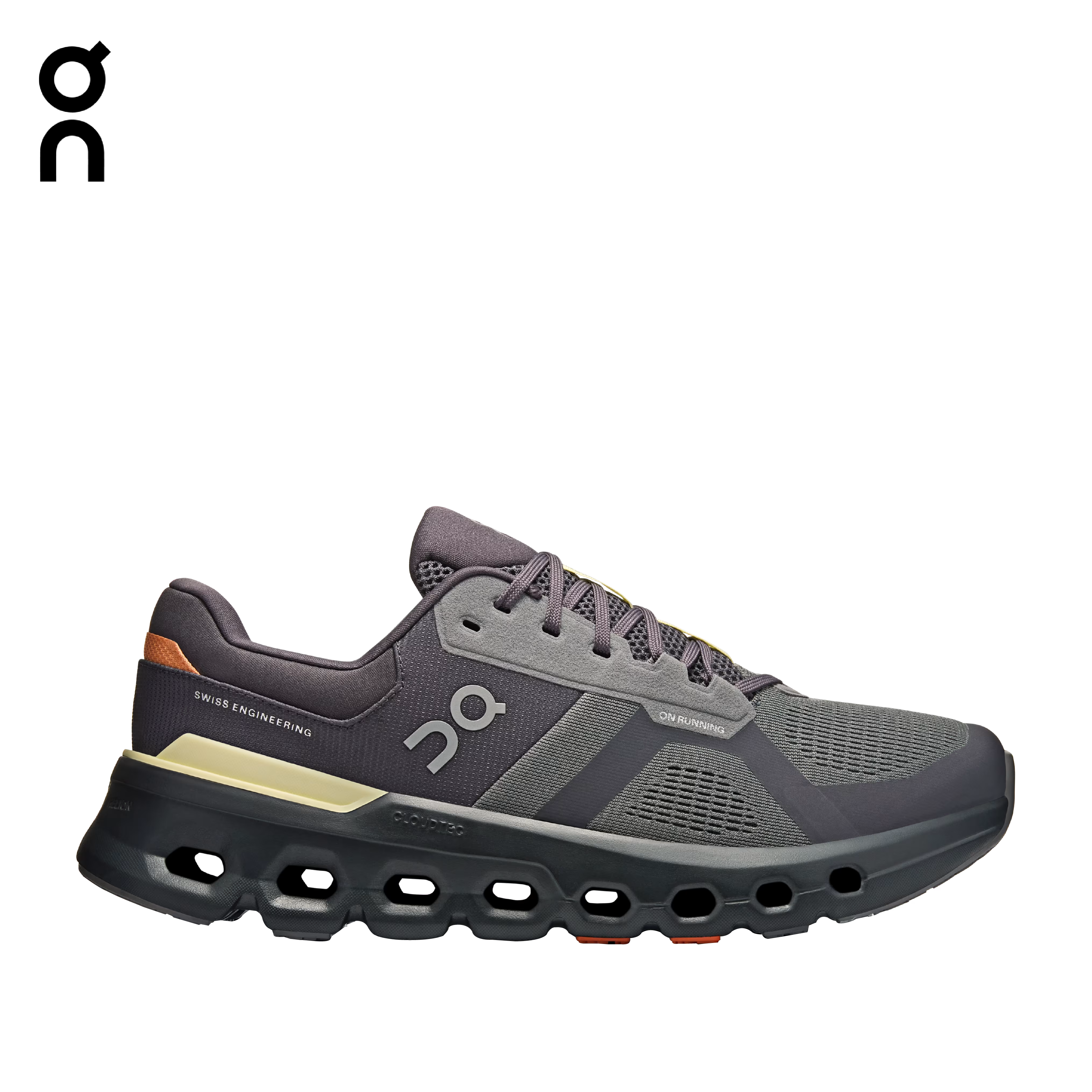 On 昂跑 Cloudrunner 2 男款 (岩石灰/橘色) 31ON44284