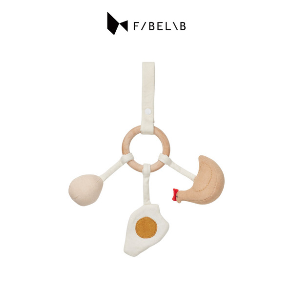 Fabelab 吊掛安撫搖鈴 雞與蛋