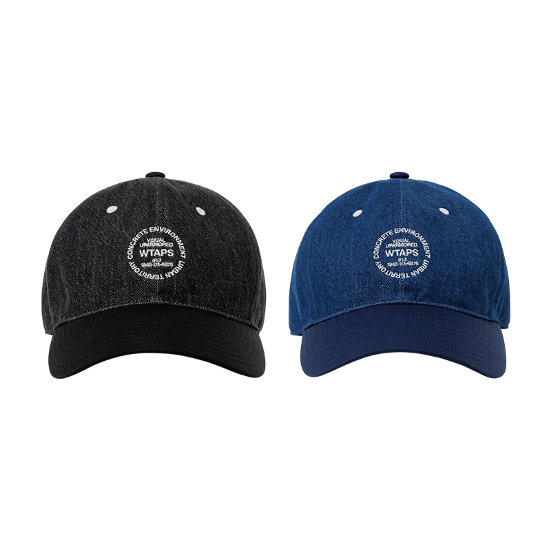 Wtaps T-6M 05 / Cap / Cotton 黑 / 牛仔藍 棒球帽 丹寧 老帽 251HCDT-HT05