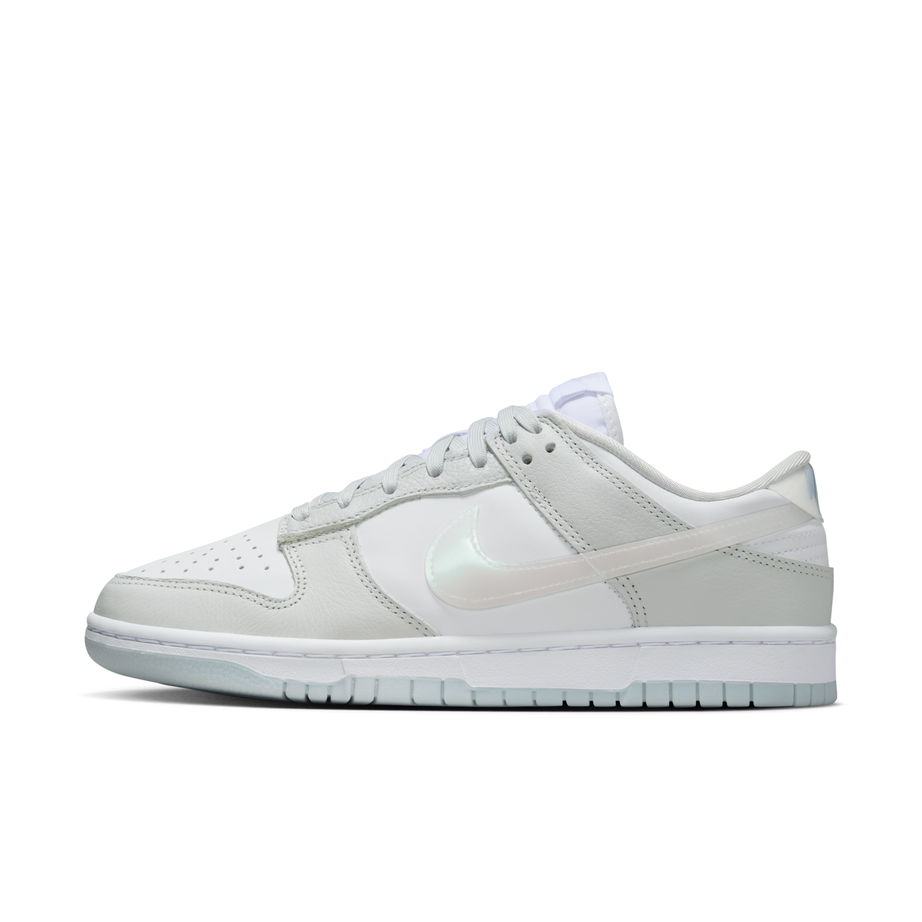女鞋 NIKE W DUNK LOW 灰白 冰底 果凍底 雷射 復古 運動 休閒鞋【HJ5787-001】