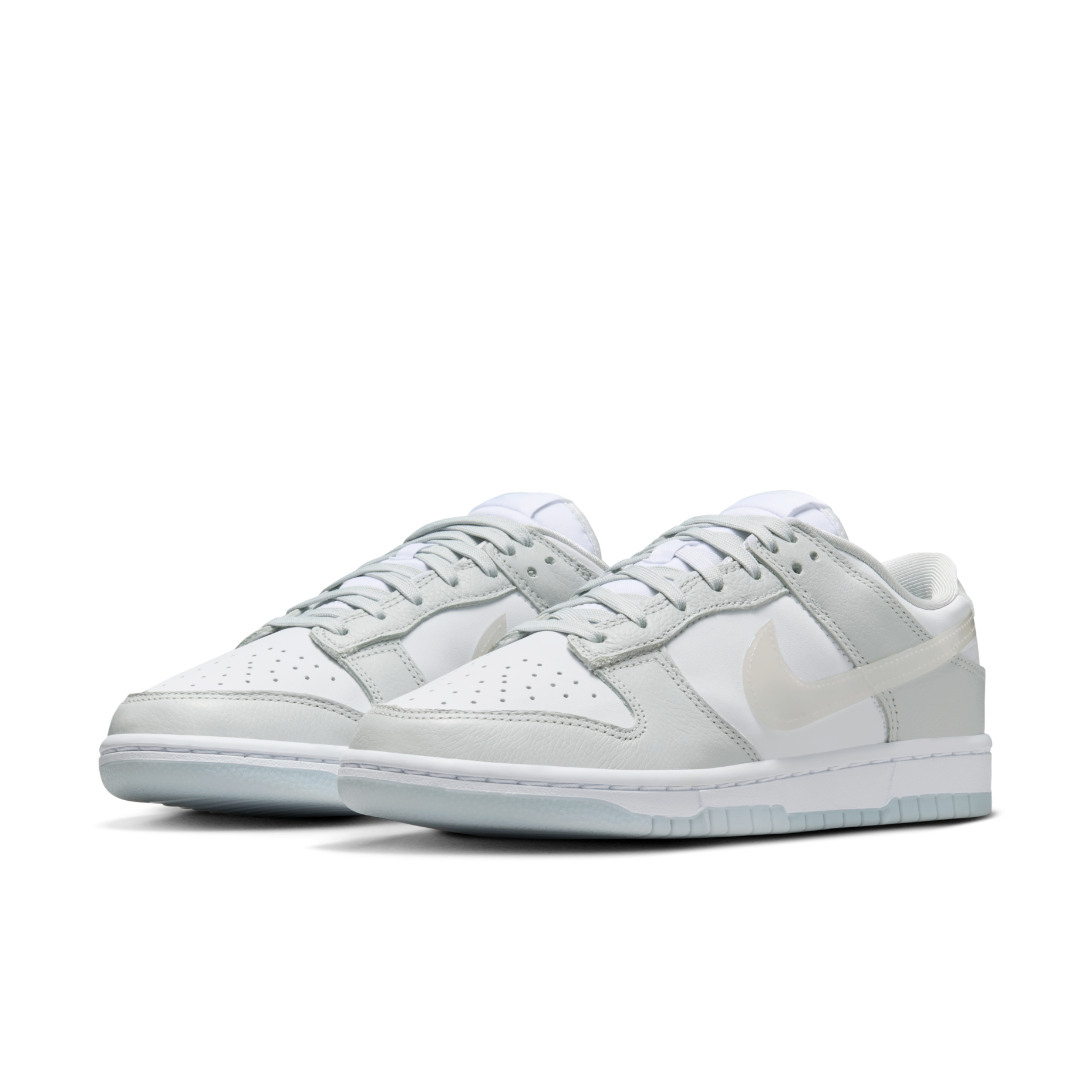 女鞋 NIKE W DUNK LOW 灰白 冰底 果凍底 雷射 復古 運動 休閒鞋【HJ5787-001】