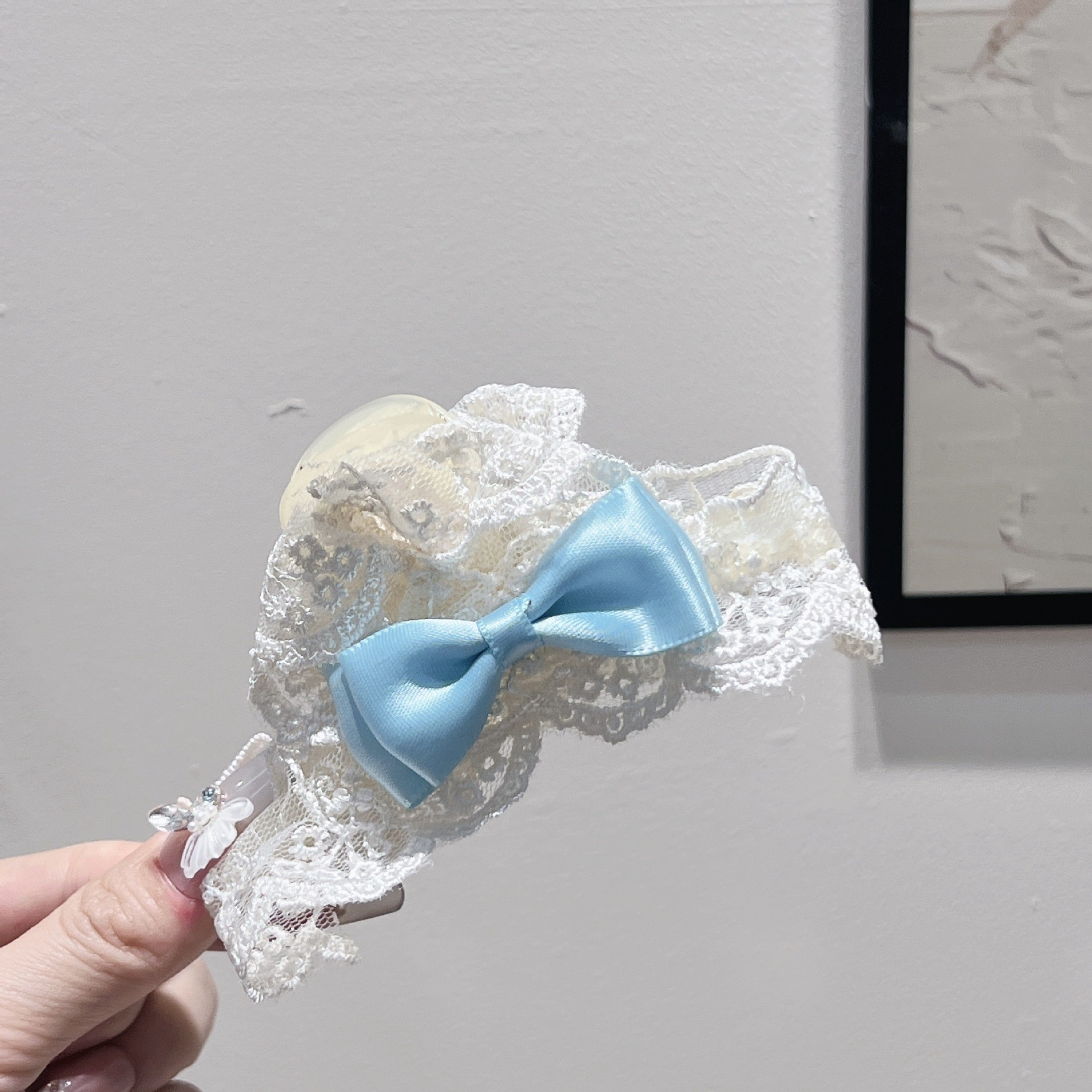 [2 FOR RM10] Elegant Lace Bow Hair Claw