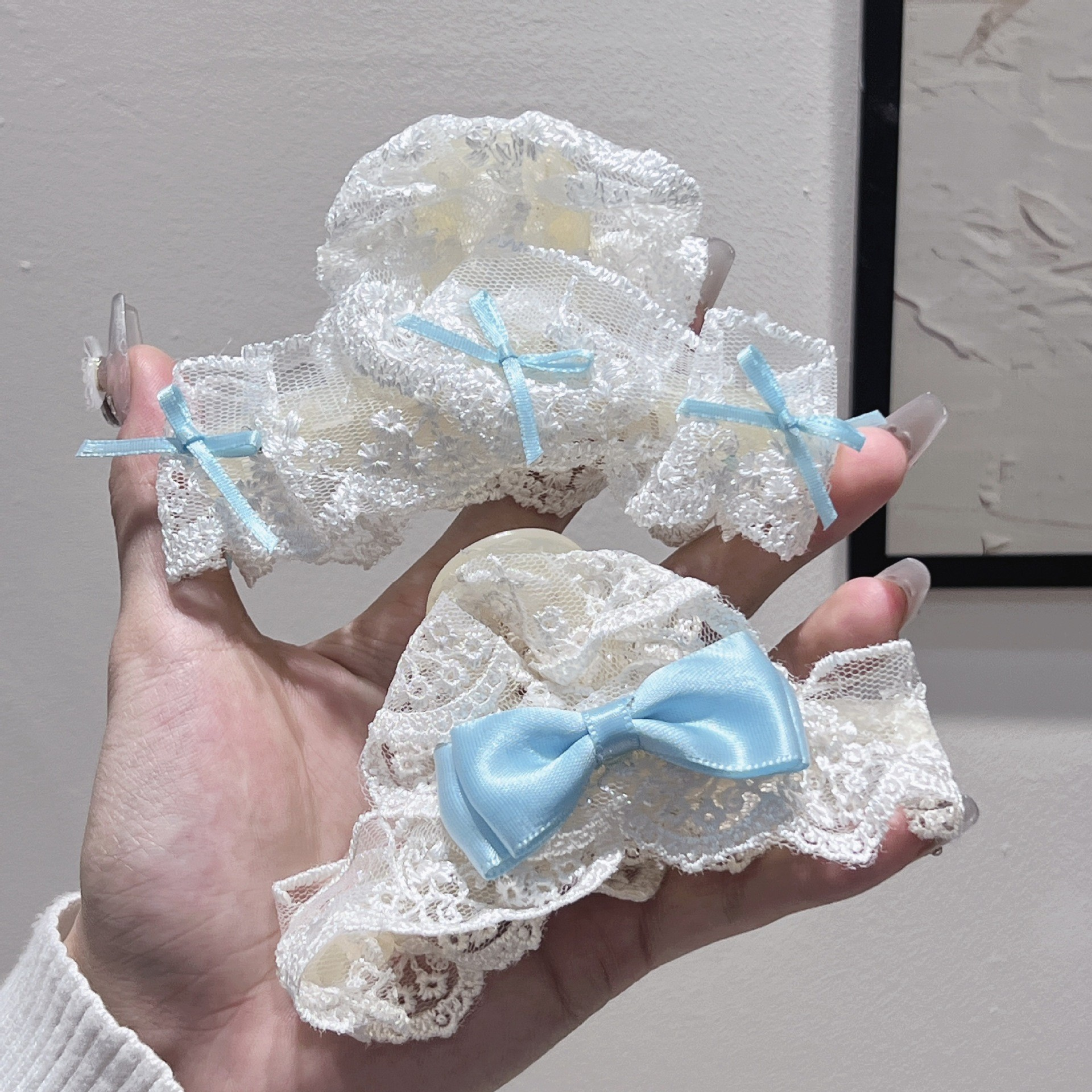 [2 FOR RM10] Elegant Lace Bow Hair Claw