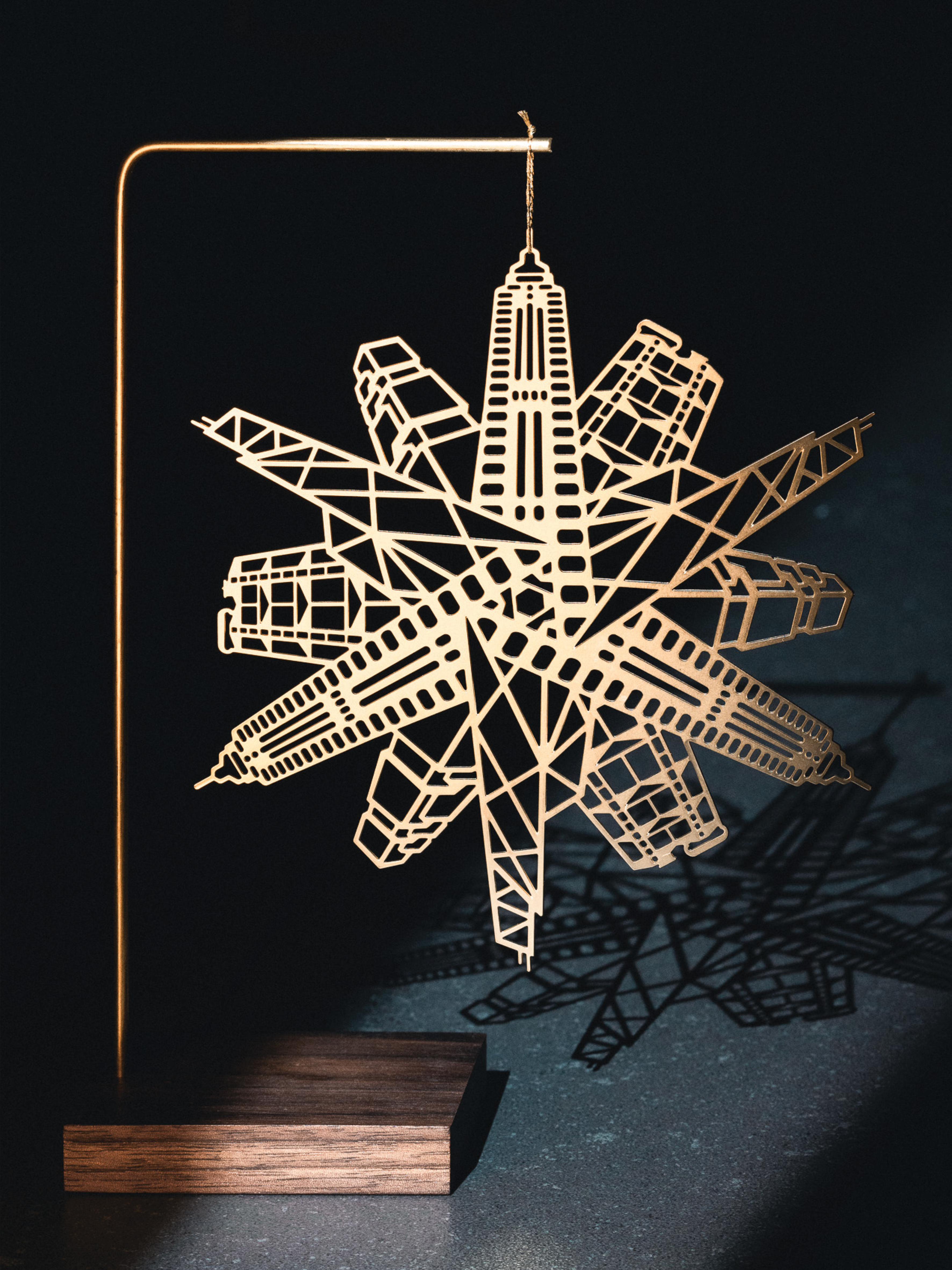 PAPERTECTURE 香港雪花裝飾(一套兩件)