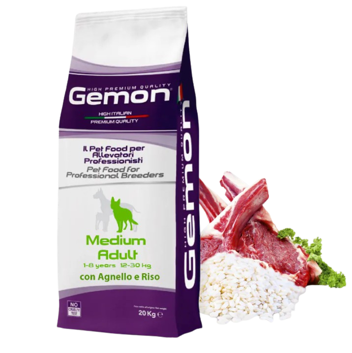 Gemon 鮮羊肉米飯成犬配方 20KG