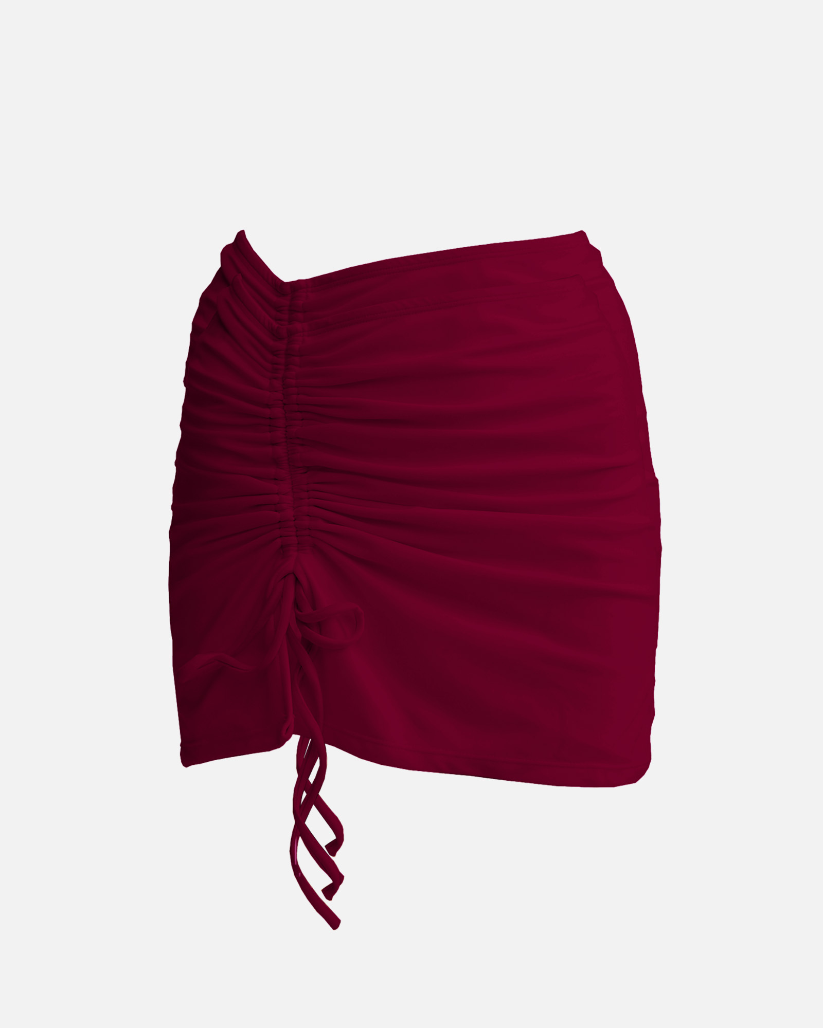 【櫻桃紫】Aura 開衩抽繩外罩泳裙