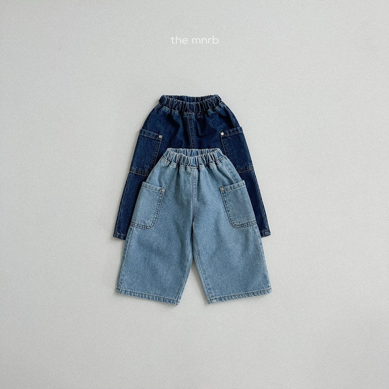 側邊大口袋牛仔褲